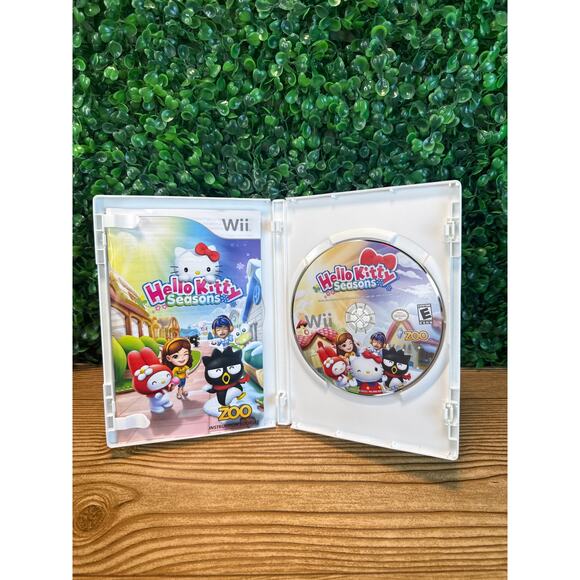 Hello Kitty Seasons (Nintendo Wii, 2010) CIB Complete Game w/ Manual - Picture 4 of 6